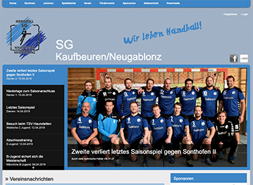 Homepage SG Kaufbeuren