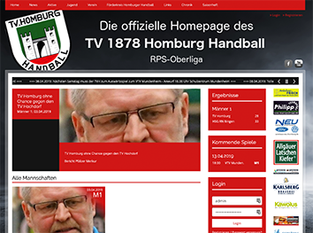 Homepage TV Homburg