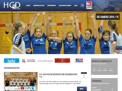 Homepage HCD Gröbenzell