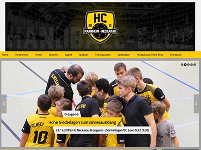 Homepage HC Mannheim Neckarau
