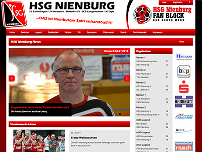 Homepage HSG Nienburg