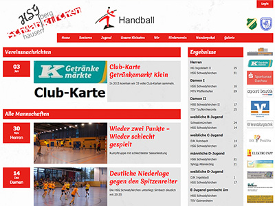 Homepage HSG Schwabkirchen